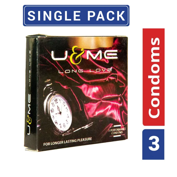 SMC U&Me Long Love Dotted Condom (Single Pack) 3pcs