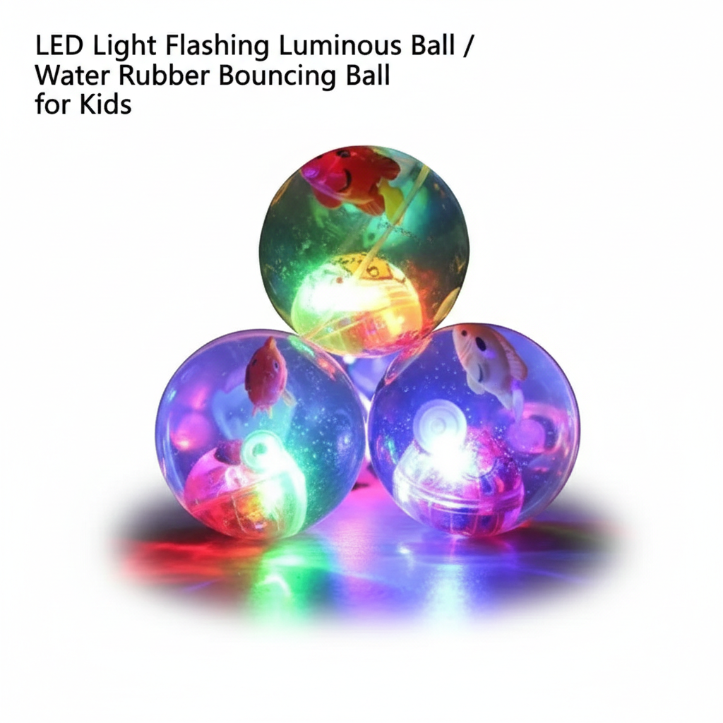 LED Flashing Luminous Bouncing Ball – সোনামণির খেলা হবে এখন আরও রঙিন!