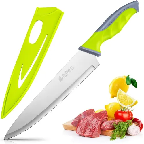 Professional Chef’s Knife – Stainless Steel Sharp with Ergonomic Handle (Multicolor)