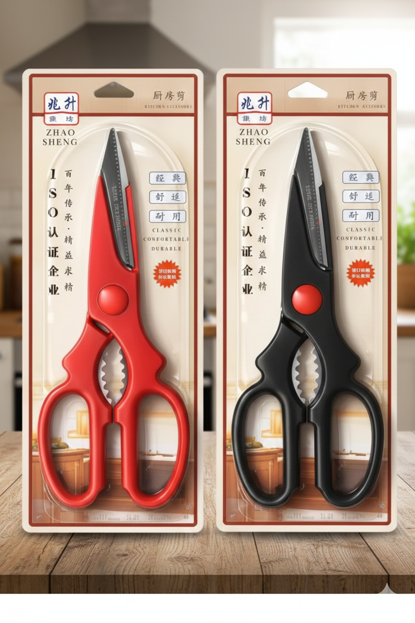 Kitchen Scissors – All-in-One Fish Cutter, Nut Cracker & Bone Shear