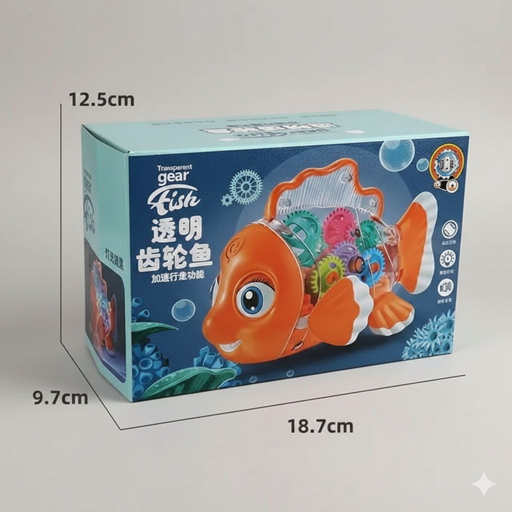 Transparent Gear Fish - শিশুদের জন্য চমৎকার এক গিফট!