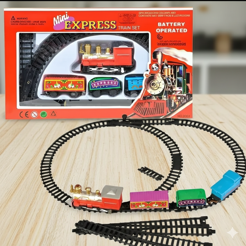 Mini Express Train Set – সোনামণির জন্য এক রোমাঞ্চকর ট্রেন যাত্রা!