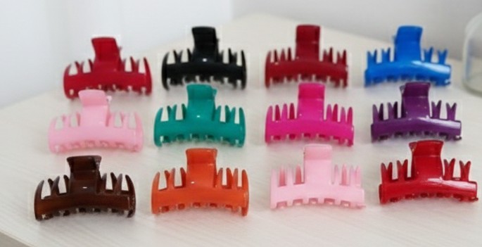 2-Piece Premium Jumbo Hair Claw Clips – Stylish Matte & Glossy Kakra Set for Women