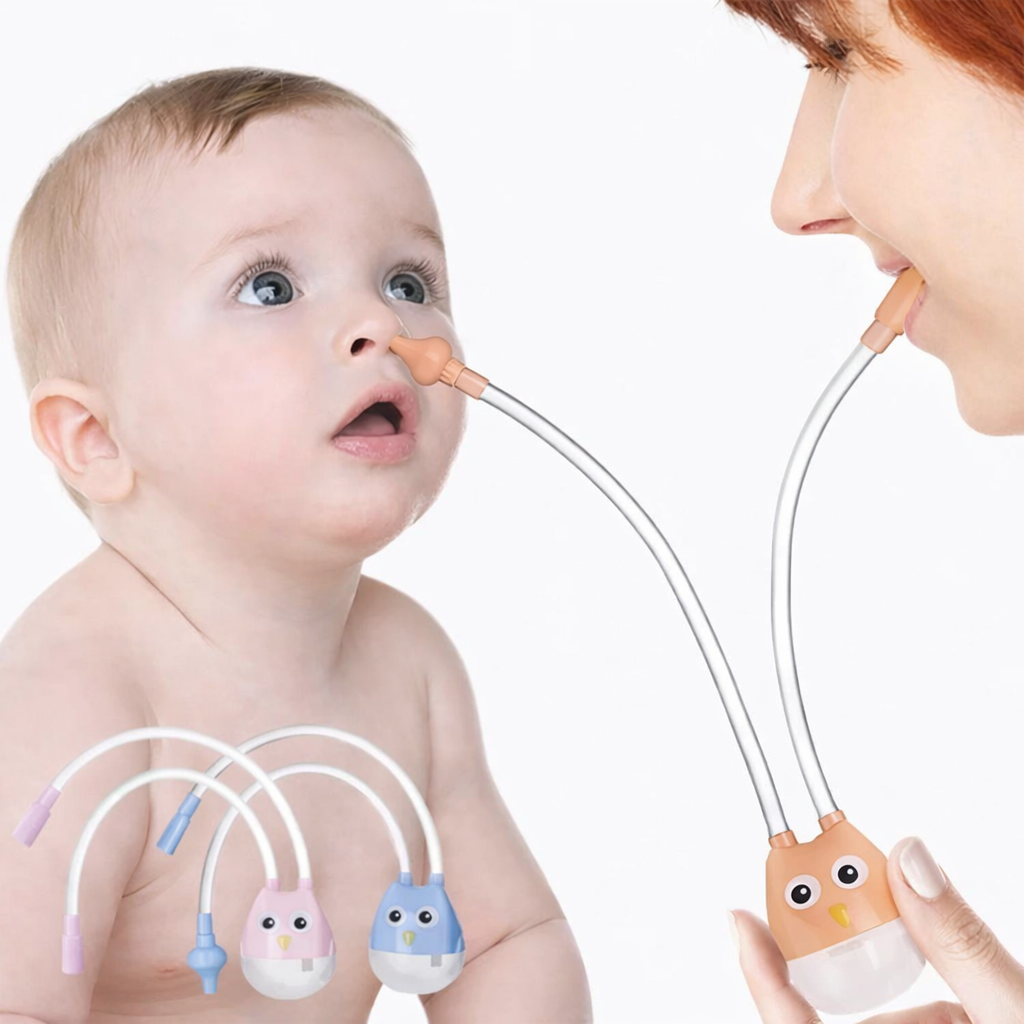 Owl Shape Nasal Aspirator সোনামণির বন্ধ নাক পরিষ্কার হবে এখন নিমিষেই! 👶✨