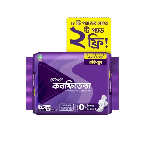 Senora Confidence Heavy Flow 290mm – 8 Pads (Buy 1 Get 2 Pads Free)