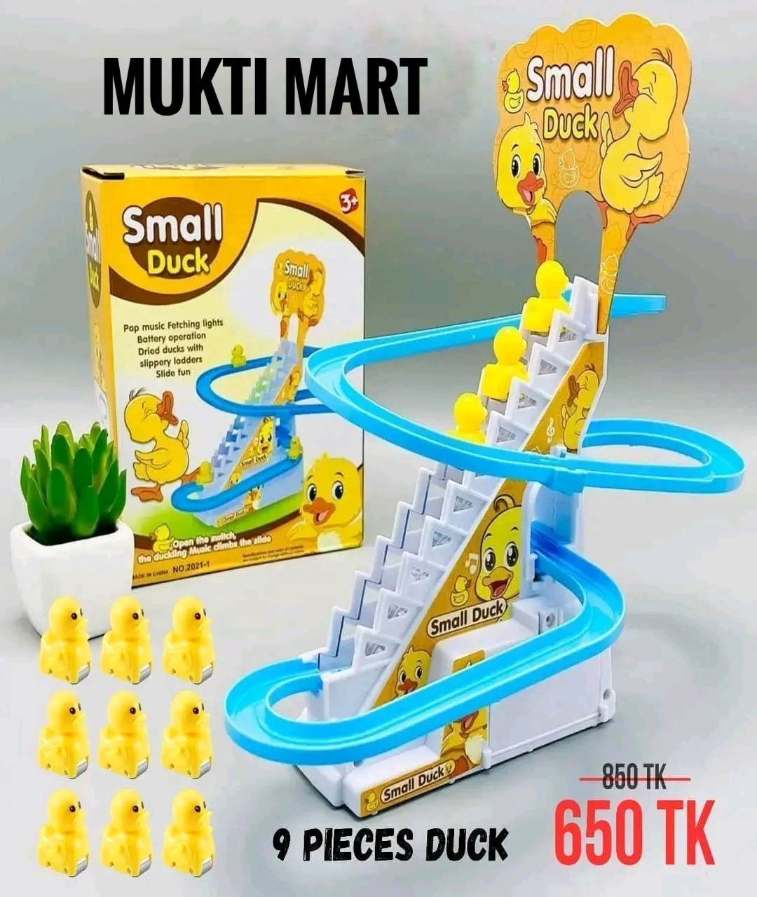 Small Duck Climbing Stairs Toy